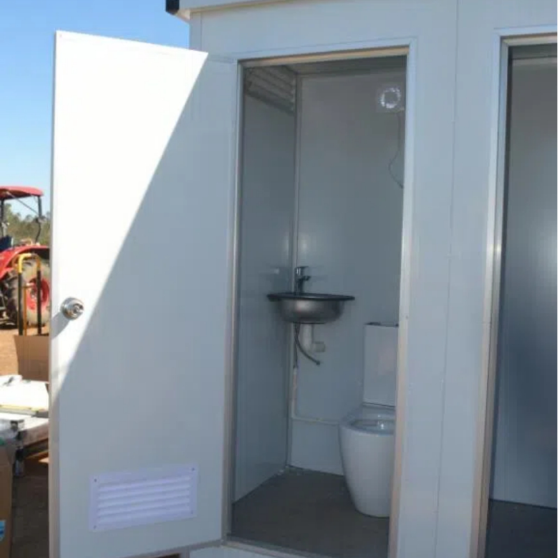Outdoor Temporary Prefab Portable Bathroom Unit Tiny Home Mobile Shower Room Movable Toilet