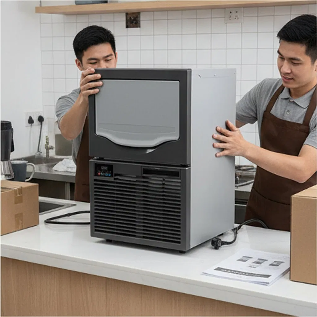 Advanced Customizable Granular Ice Machine for Mineral Block Ice