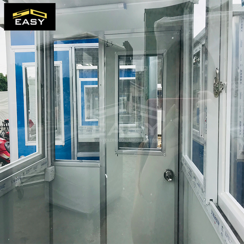 Cheap Assembly Sandwich Panel Outdoor Prefabricated Portable Security Booth