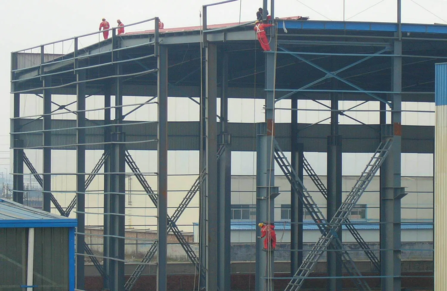 Prefab Construction Metal Manufacture Steel Shed Building