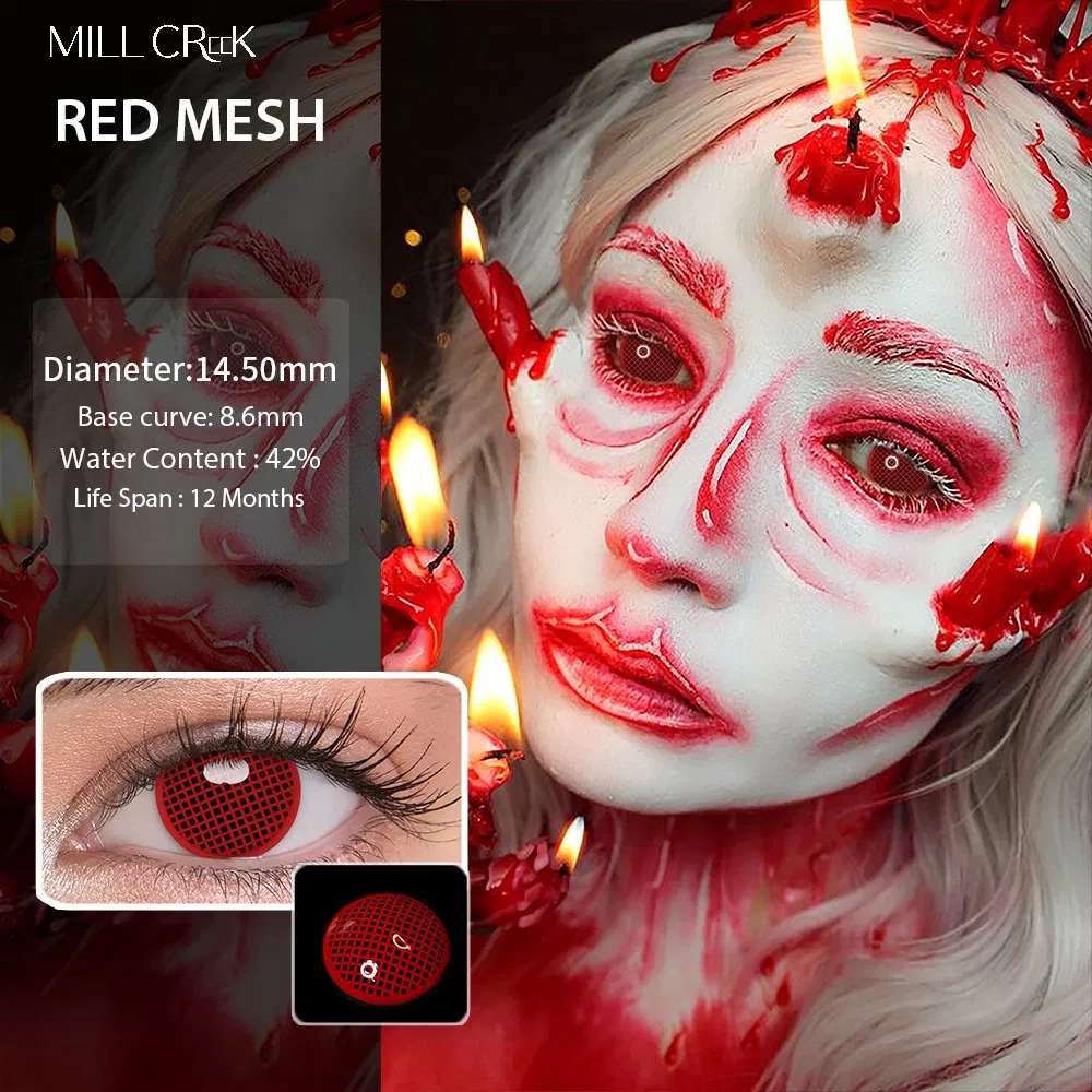 Millcreek Kangshida Colored Contacts Beautiful Color Contacts Lens for Cosplay Beauty Makeup Anime Accessories Lenses Halloween Anime Lenses