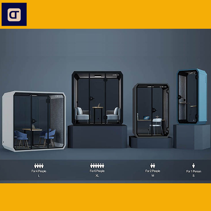 Simple and Convenient Portable Office, Recording Studio and Telephone Booth