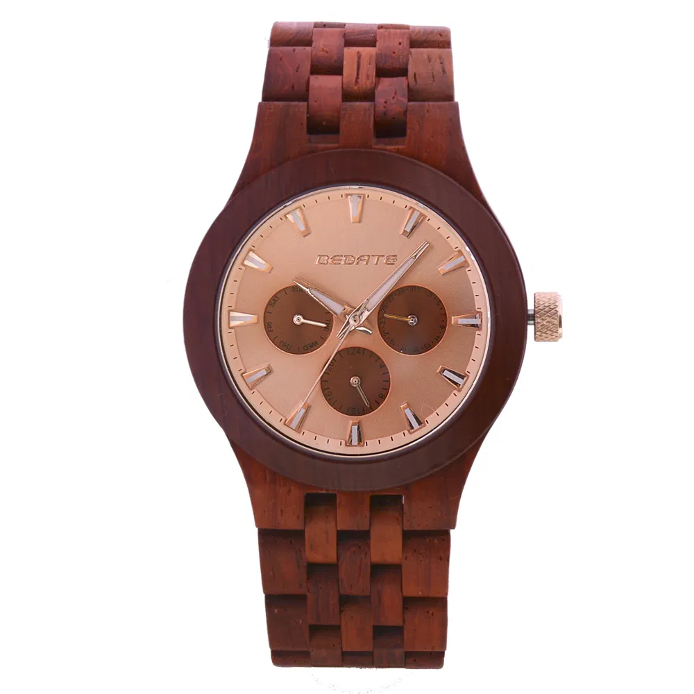 Wood Wristwatch for Men with Free Box Wholesale Price Quartz Gshock