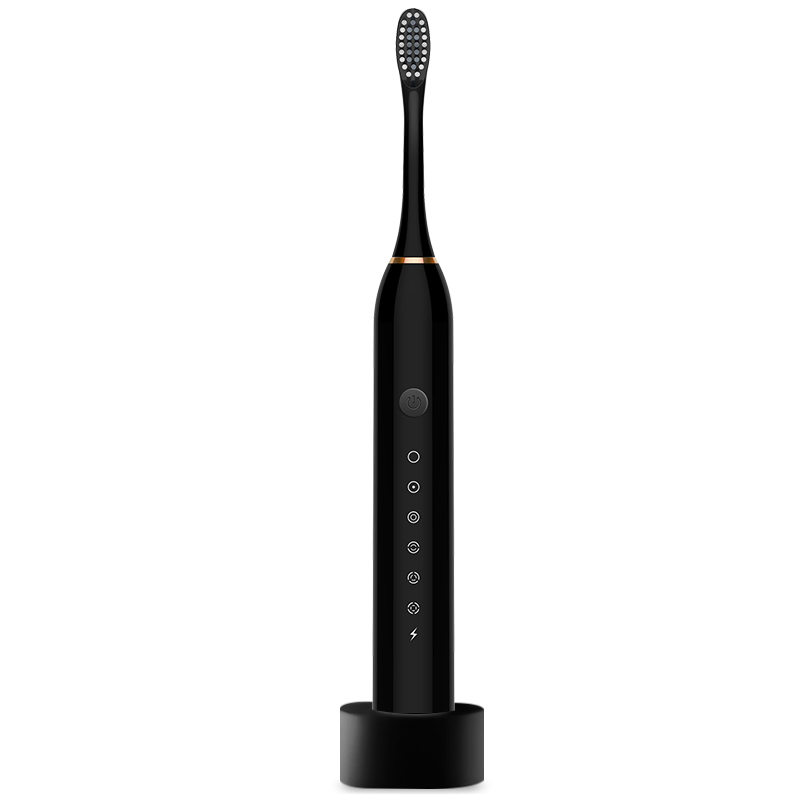 Accepted Power Brush Heads Travel Case Black Series Ultra Whitening Toothbrush