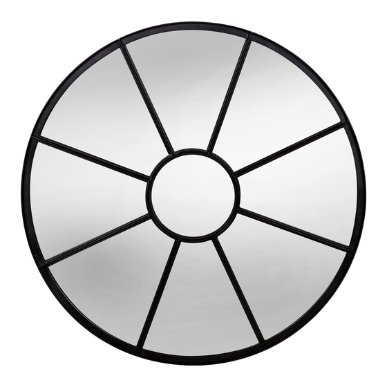 Decorative Accent Round Wall Mirror