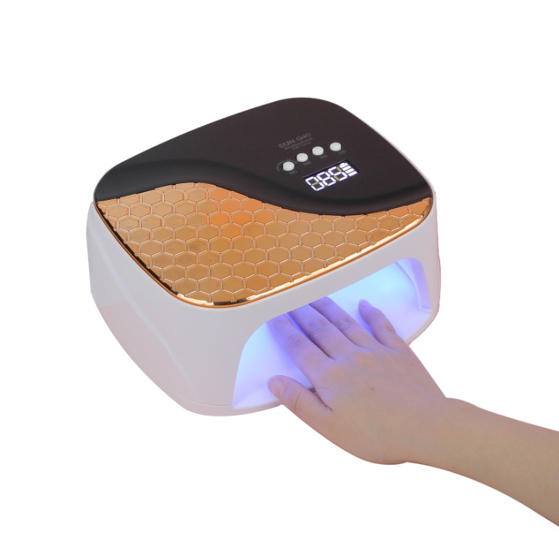 Portable UV Nail Lamp for Home and Salon Use with Fast Drying