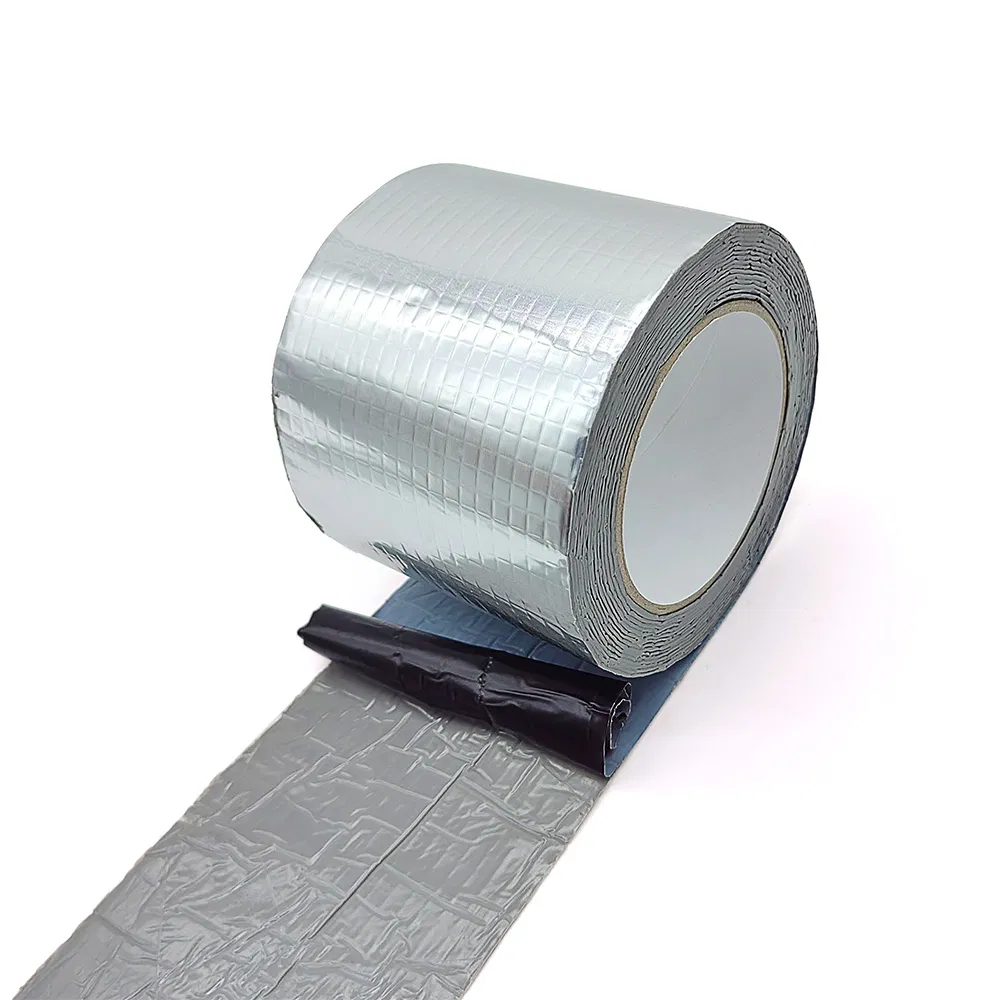 Super Strong Aluminum Foil Butyl Rubber Waterproof Tape for Steel Roofs Patching and Gutter Leak Repair