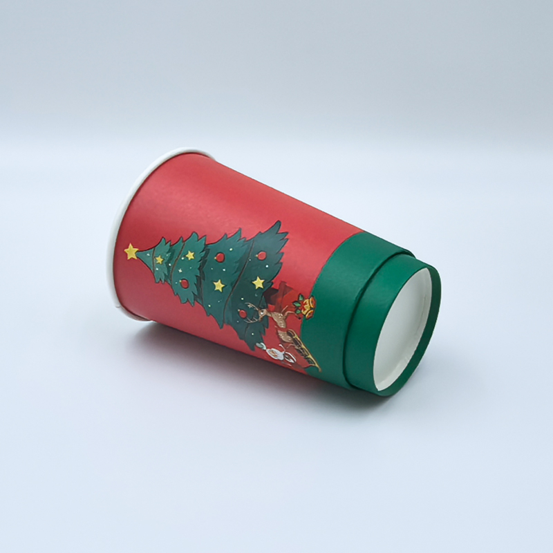 Чашки бумажные 16oz с двойной стенкой, под индивидуальную печать