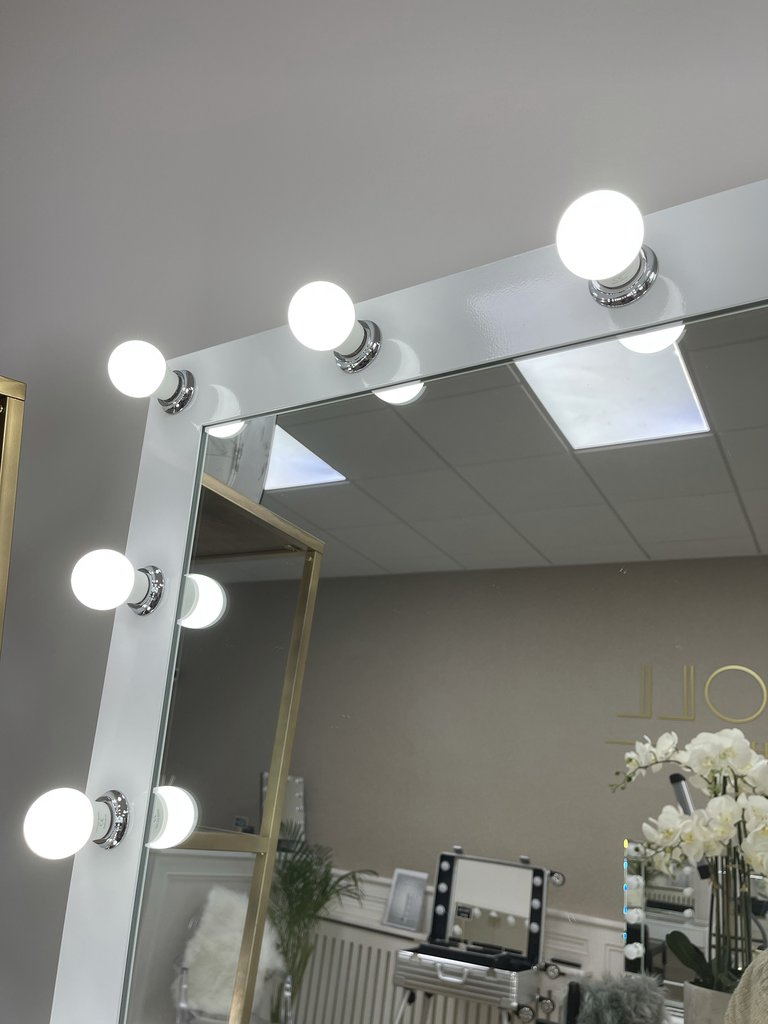 Full Length Standing Floor Hollywood Dressing Mirror with 22 LED Bulbs