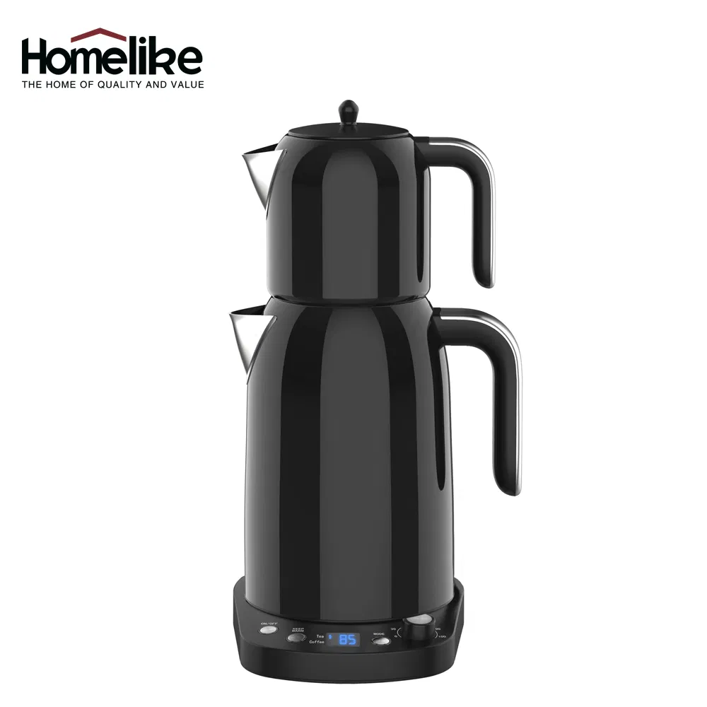 Household Appliance Turkey Tea Maker 1.7L Electric Stainless Steel Coffee and Tea Kettle Samovar