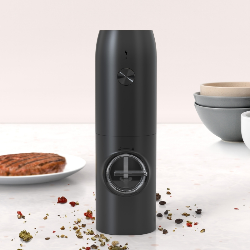 USB Charge High-Grade Portable Two-Pack Power Tools Sea Salt Pepper Set Seasoning Automatic Grinder