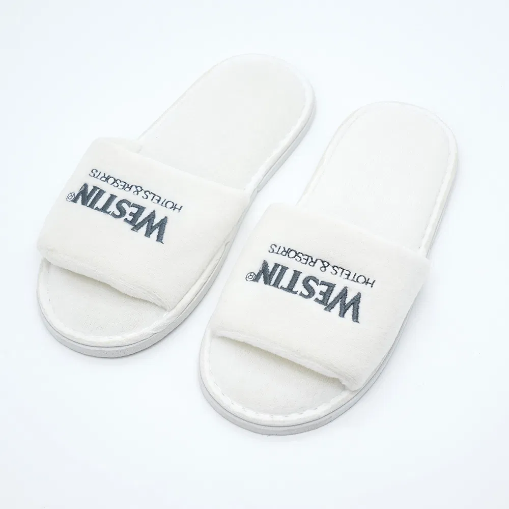 Custom Guest Room Flight Disposable Slippers for Airline, SPA and Hotel