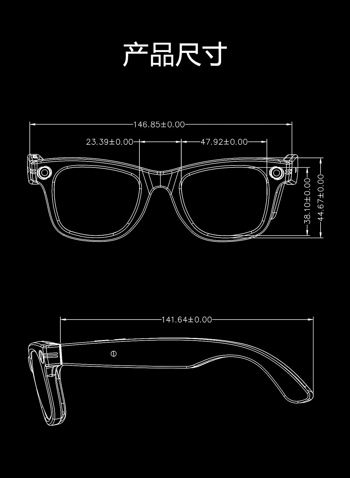 Умные очки Bluetooth с AI, переводом и записью видео