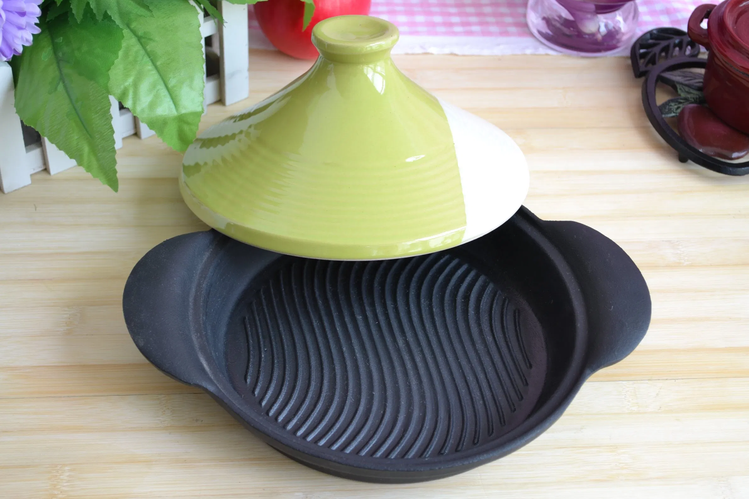 Cast Iron Tagine Kitchen Cookware