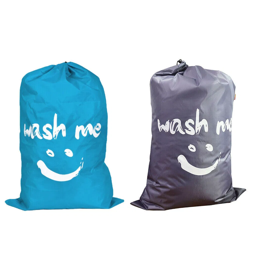 Waterproof 210d Oxford Drawstring Laundry Bags with Customized Logo