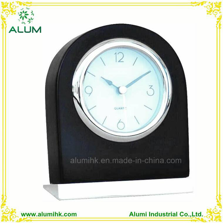 Hotel Table Wooden Silent Alarm Clock