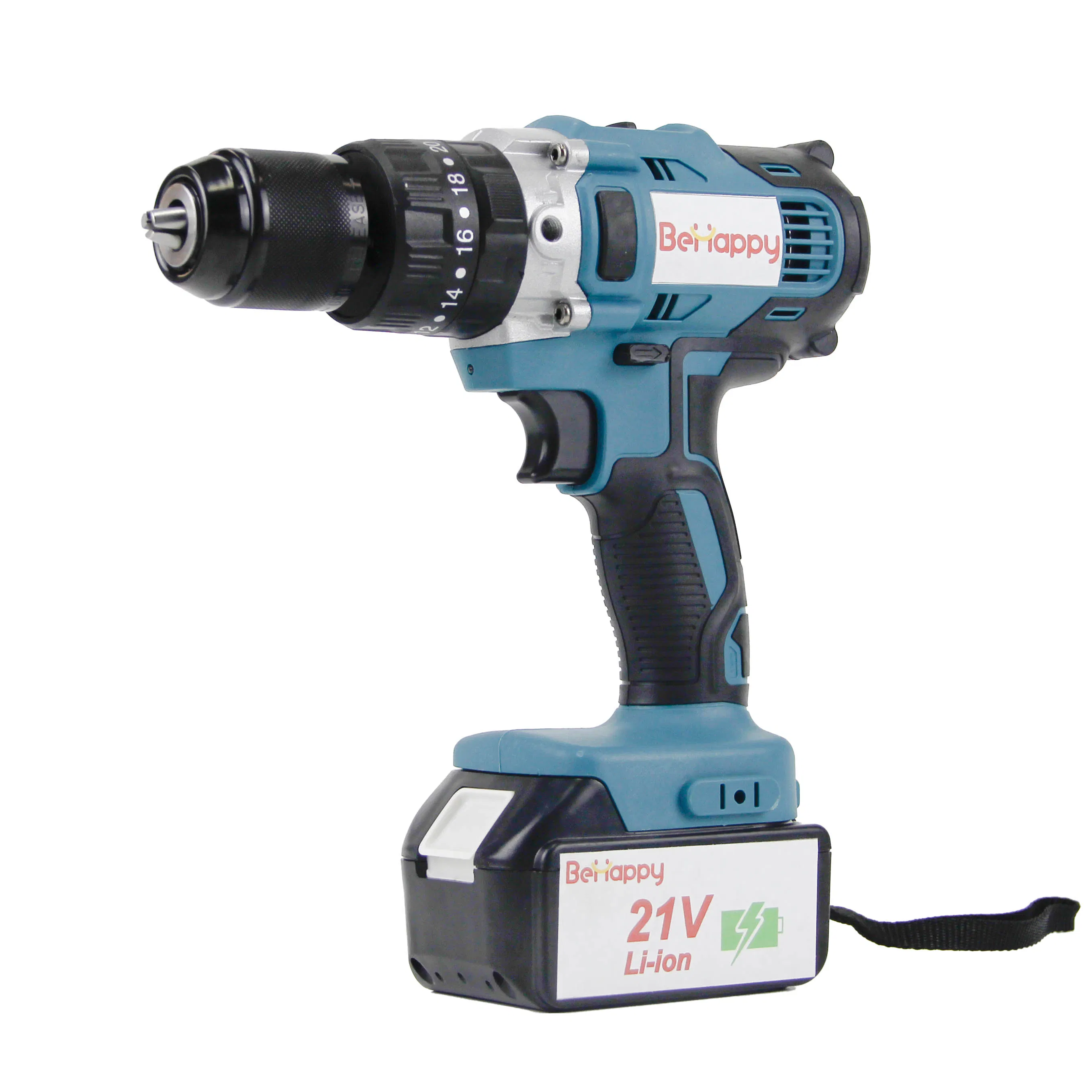 Behappy Customization 21V Cordless Electric Hand Drill Brushless Power Tool
