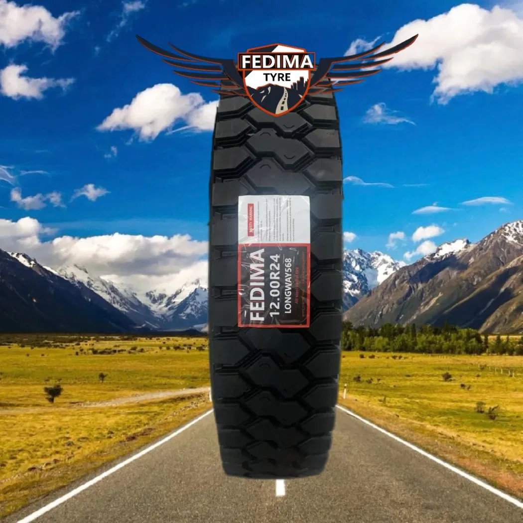 Top Brand Quality Radial Truck TBR 1200R24 Tire with GCC ECE Fedima