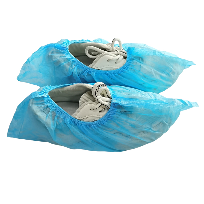 Anti-Skip Nonwoven Over Shoes Non Slip Disposable Shoe Cover Dustproof Machine Made Overshoes for Hotel Factory Hospital Cubre Calzado Con Antideslizante