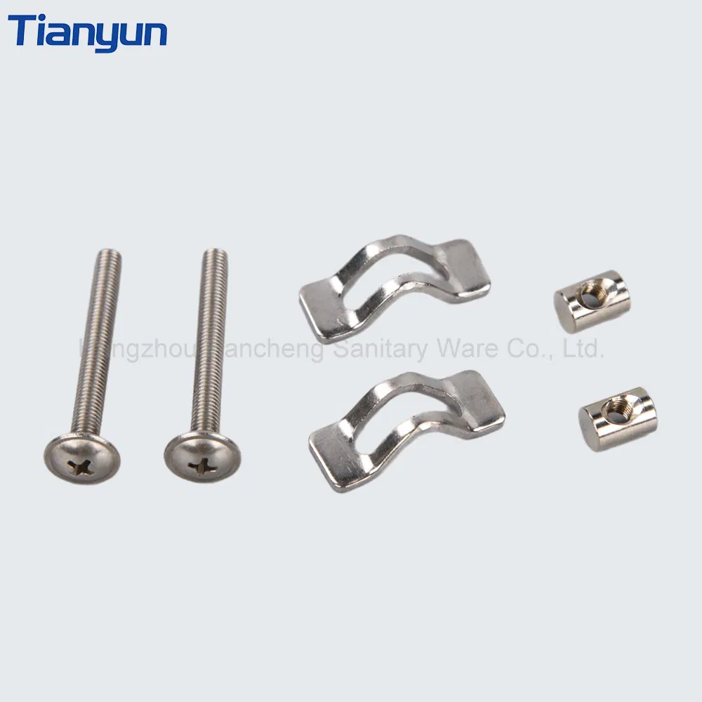 S Arch Lock Waterproof Toilet Seat Brackets Hardware Kit Metal Hinges for Toilets