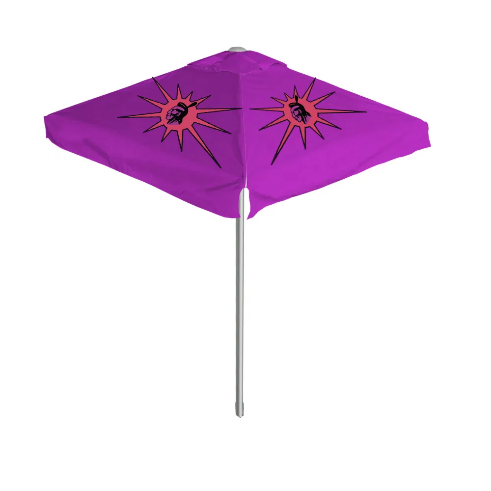 Custom Design Foldable Sunshade Advertising Outdoor Beach Umbrella