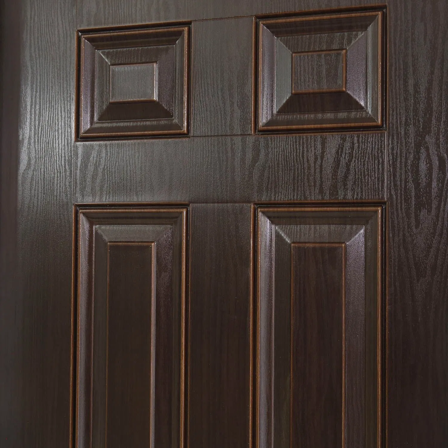 Modern Design PVC Molded Door with High Toughness and Smooth Surface Factory Direct Sales High Quality Customized for Bedroom Kitchen Bathroom Hotel PVC WPC Doo