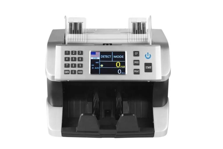Al-185 Multi-Currency Bill Counter Mixed Denominations Front Loading Cash Counter for Supermarket or Restaurant