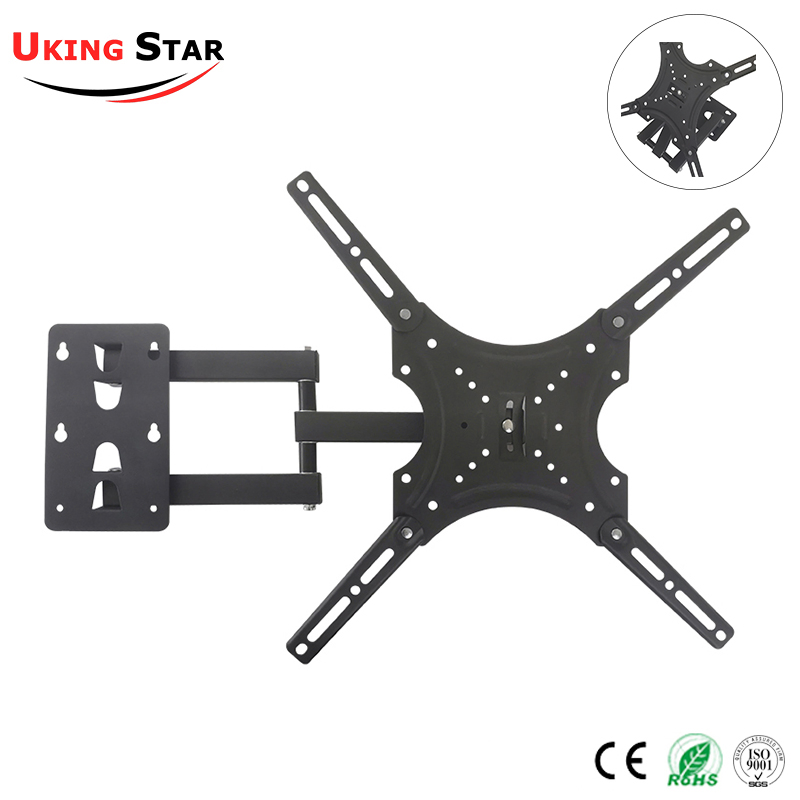 Wholesale TV Stand for 14-55 Inch Swivel 90 Degrees Full Motion TV Wall Bracket Model Uks-S18