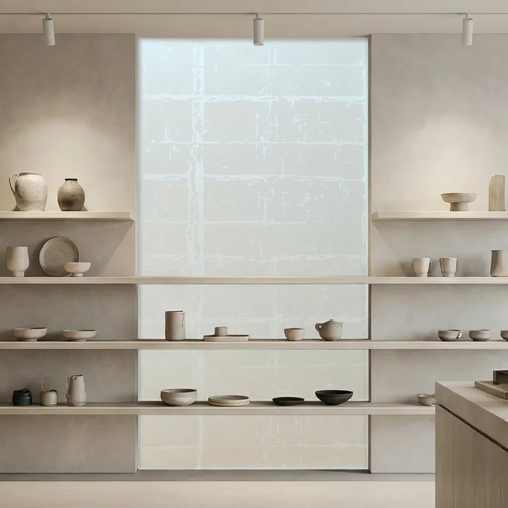 Exquisite Craftsmanship Frosted Glass for Stylish Bathroom and Office