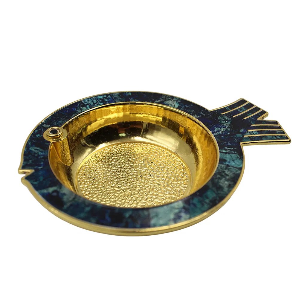 Wholesale Metal Ashtray Round Custom Laser Engraved Embossed Brand Logo