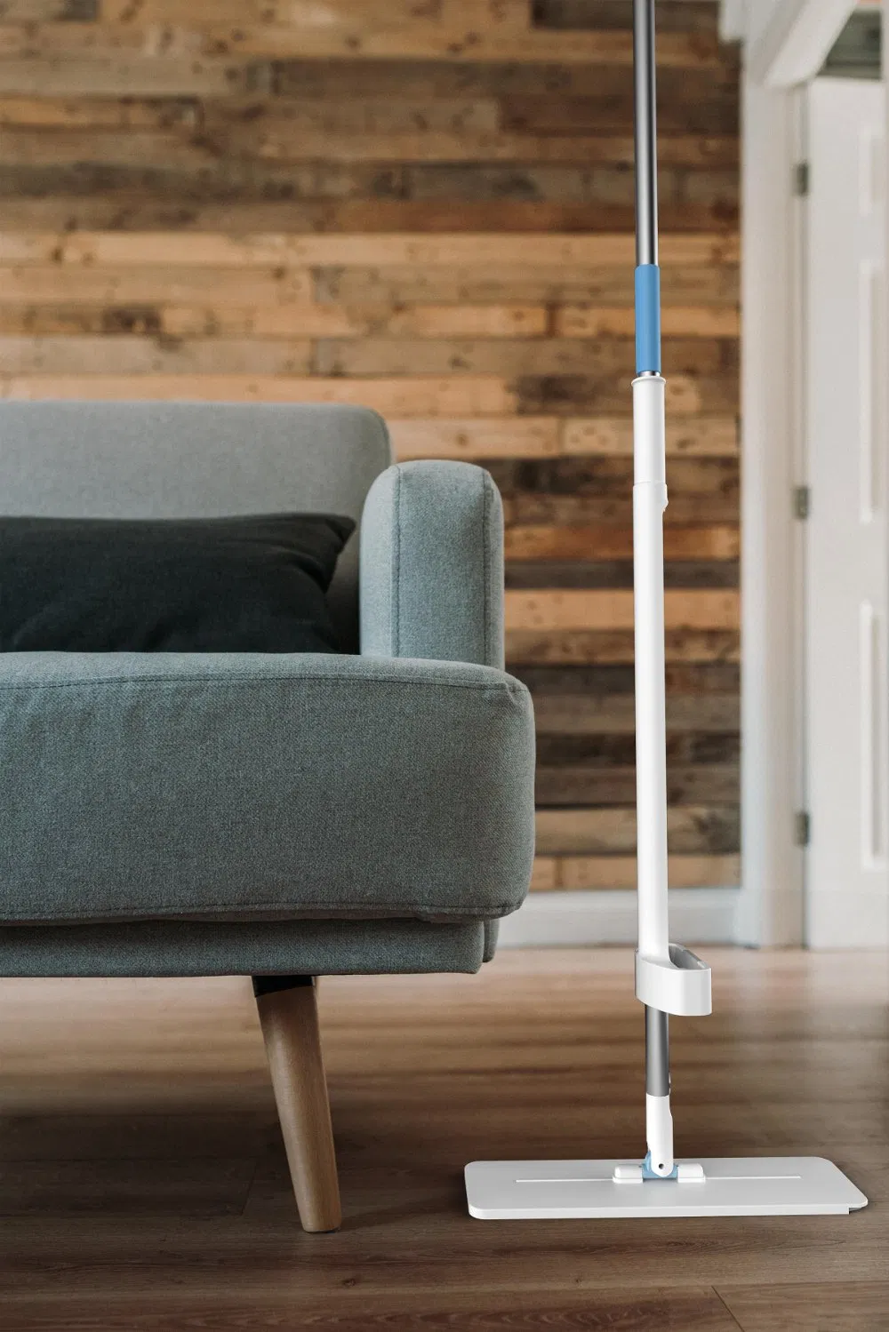 Joyclean Easy Cleaning Floor Flat Cleaning Microfiber Mop with Wringer and Bucket