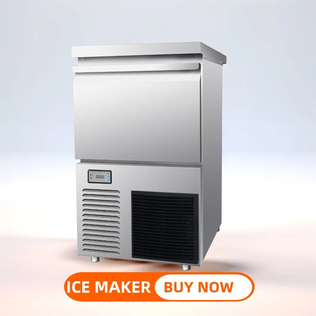 50kg/24h Daily Output Commercial Ice Machine Maker for Restaurants and Bars