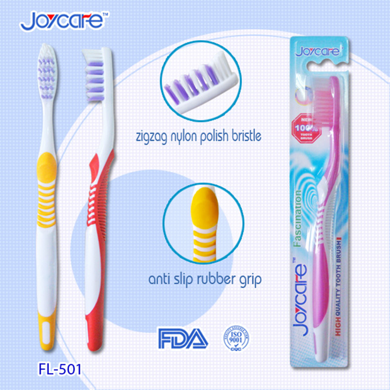 Premium Wavy Bristles Toothbrush for Travel and Home Use