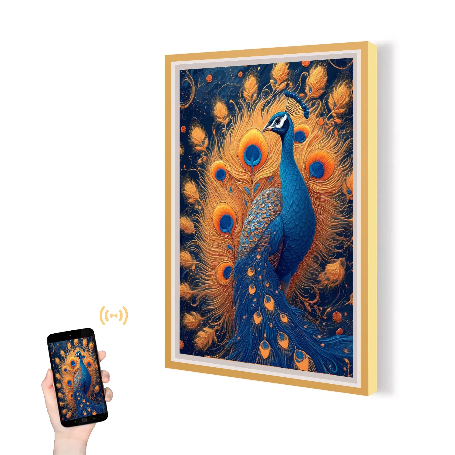 Ultra-Thin Digital Signage Frame with Android OS for Art