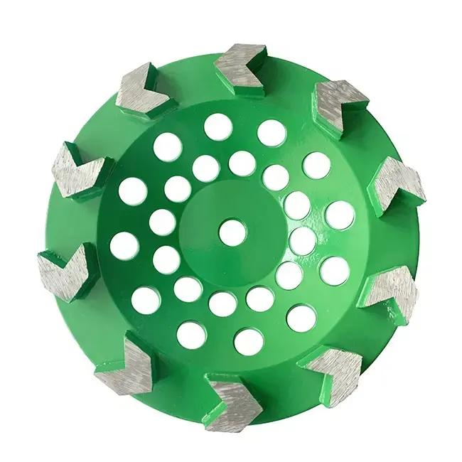 7 Inch (180mm) M14 Diamond Metal Cup Wheel for Concrete Grinding