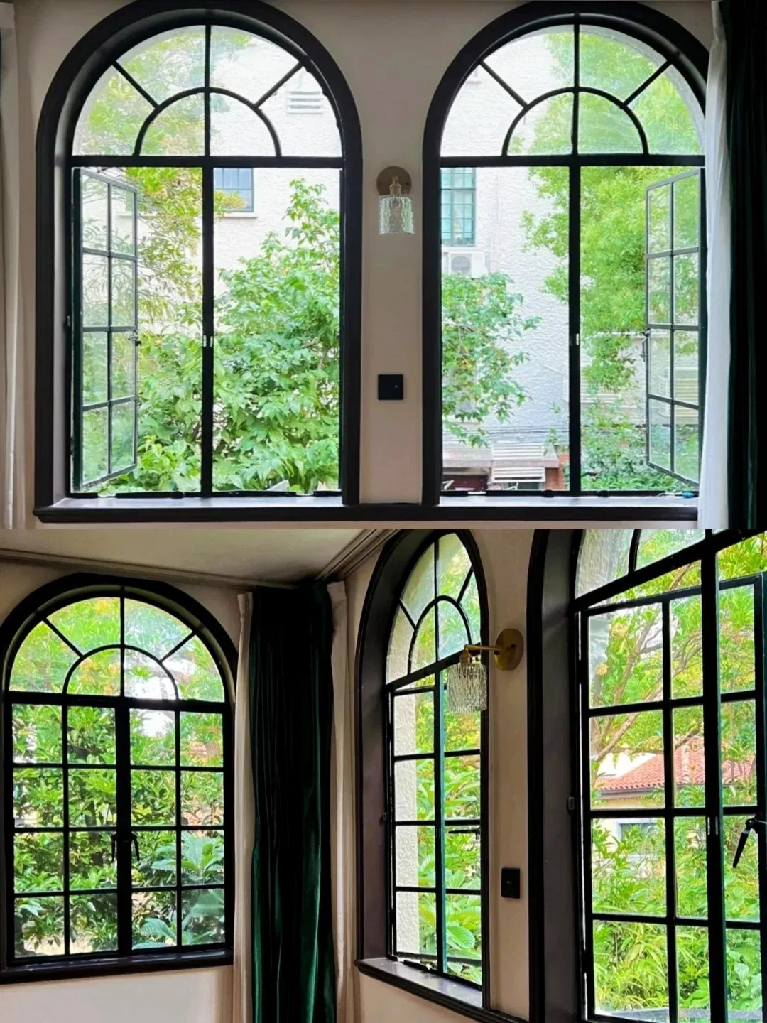 Casement Window Aluminum-Wood Antique Window Round Aluminum Windows