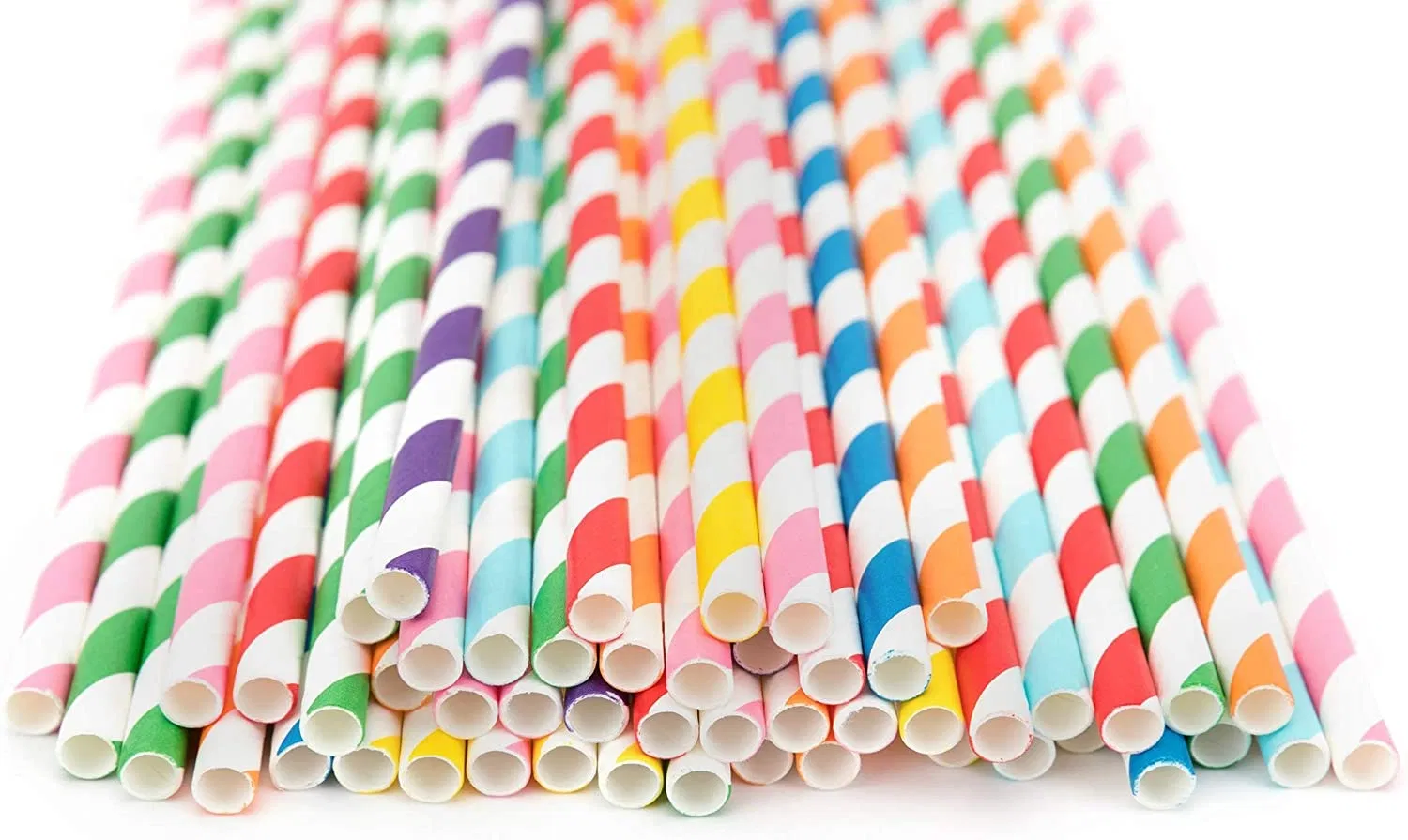 Manufacture Multi Color Disposable Eco-Friendly Biodegradable Food Grade Paper Straws