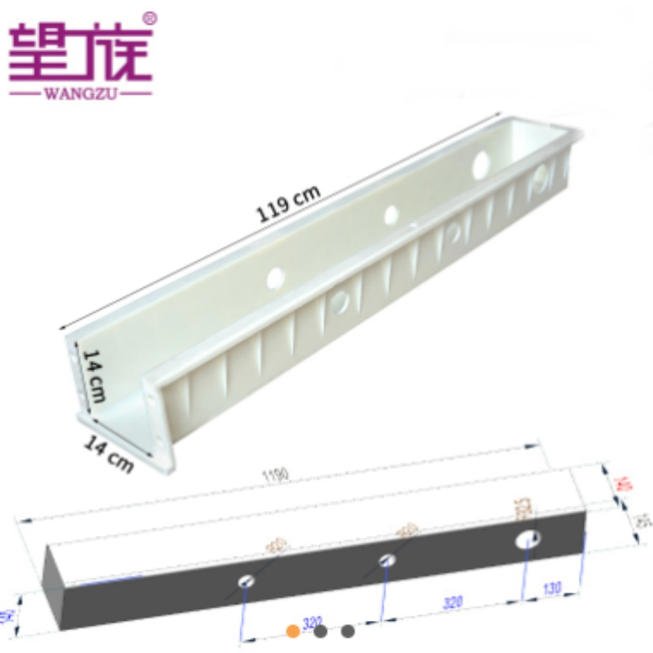 Plastic Concrete Construction Pillar Concrete Pouring Mold