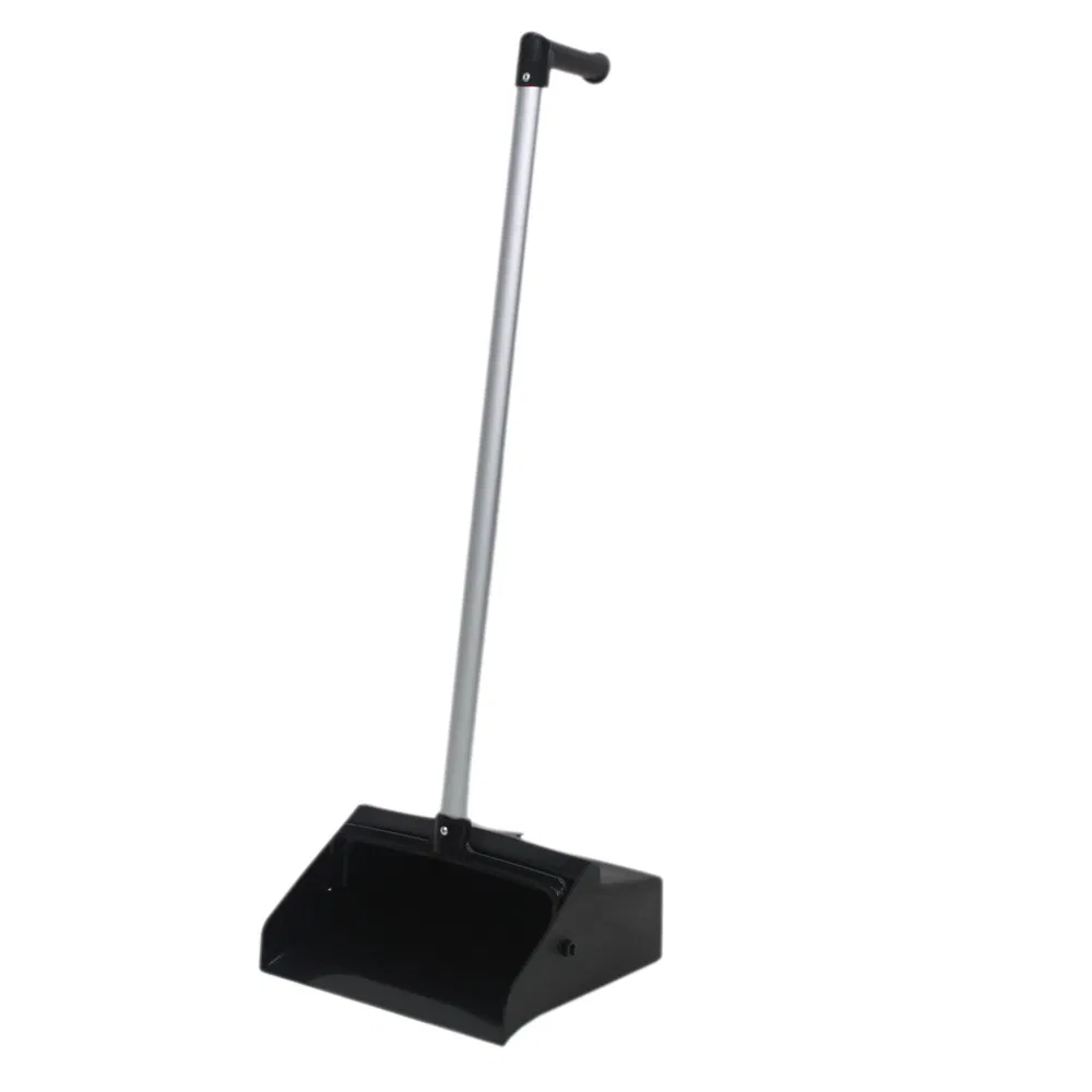 Upright Long Handle Lobby Dustpan Set Plastic Pan & Broom