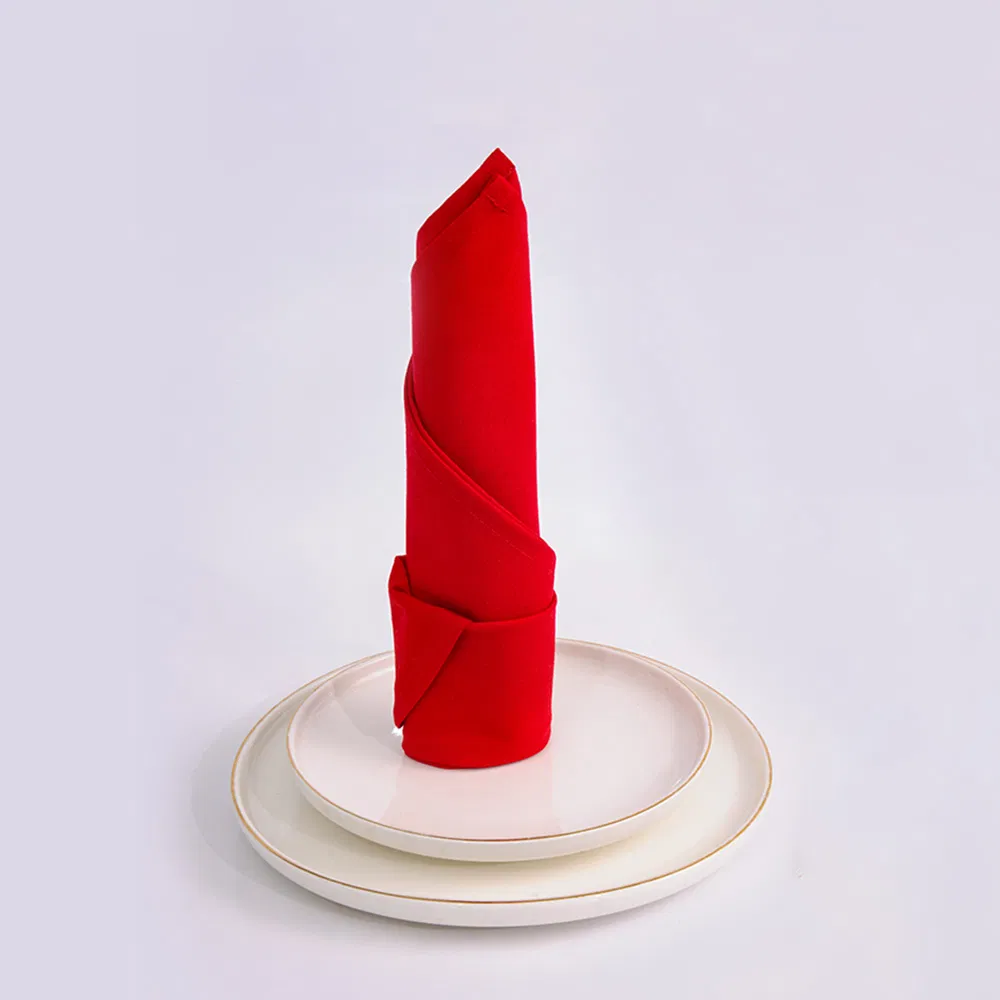 2024 New Product Wedding Table Cloth Pre-Washed Napkin Cloth