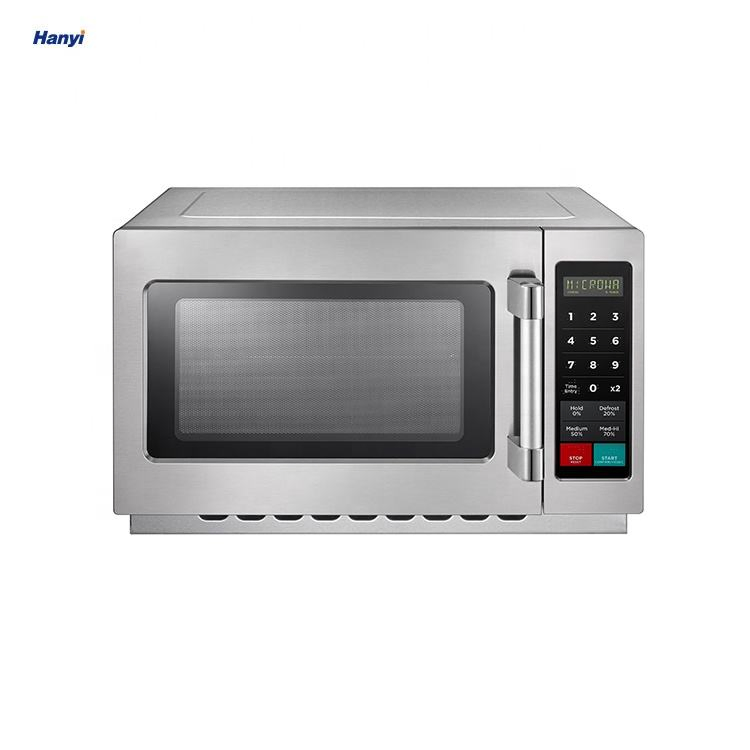 34L 1000W Restaurant Counter Top Stainless Steel Commercial Microwave Oven