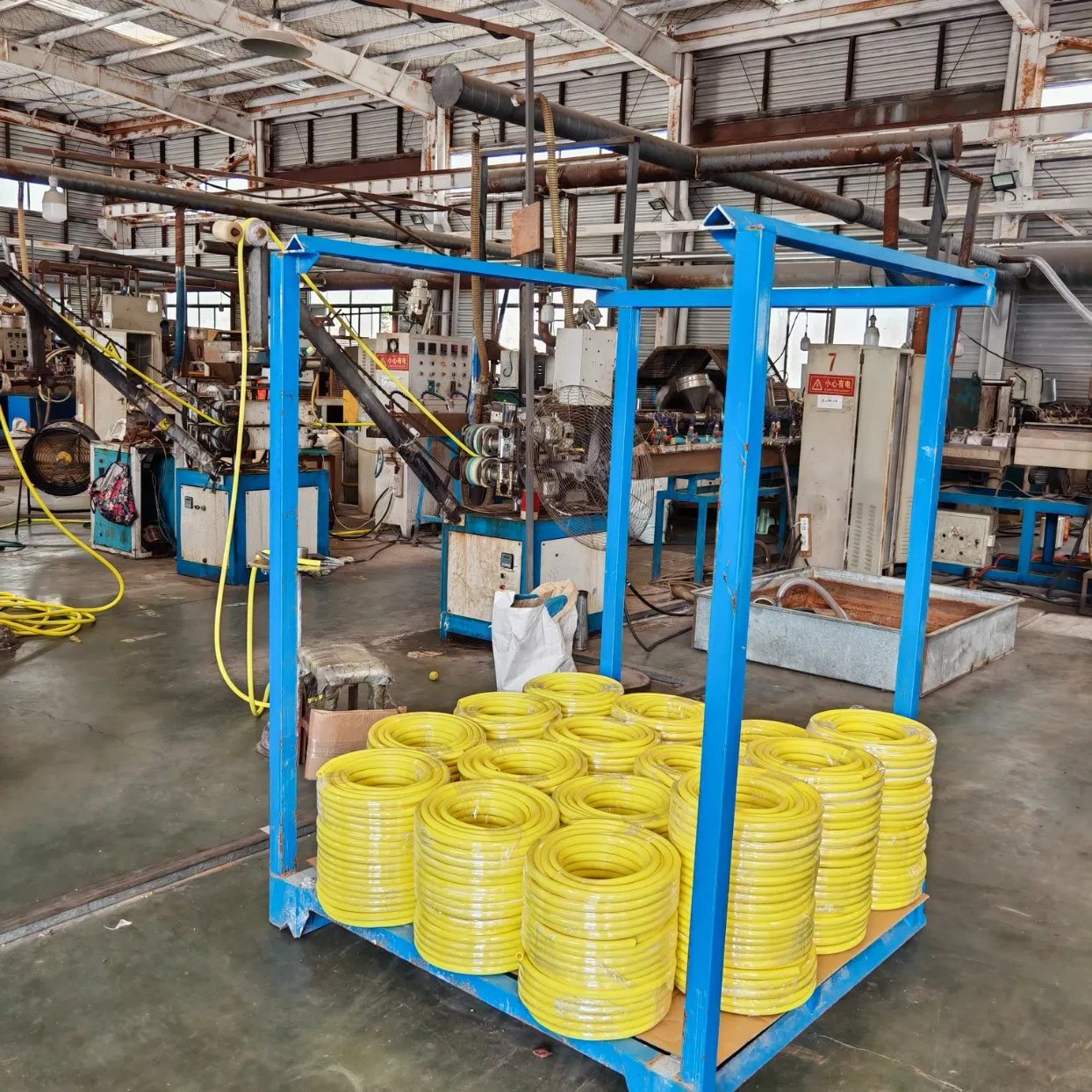 PVC Garden Hose with Brass Fittings for Industry Application