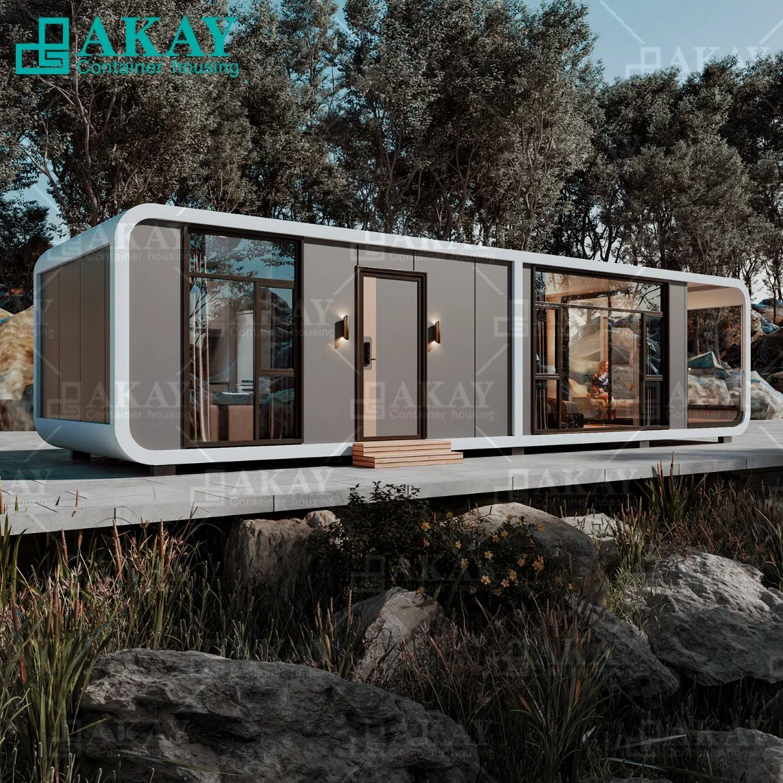 Modern High-End Prefabricated Building House Factory Custom Eco Container House Casa Modular Prefab House Detachable Capsule House