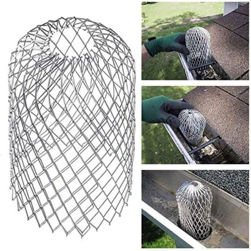 High Filtration Efficient Protective Metal Gutter Guard Mesh for Shopping Mall Gutters