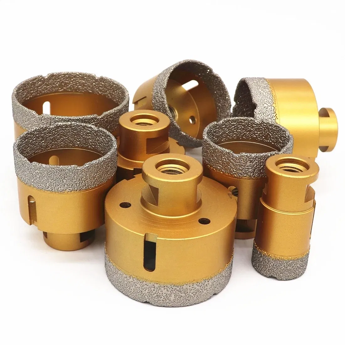 Vacuum Brazed Diamond Drilling Core Bits M14 Connection Porcelain Tile Drill Bits Marble Stone Masonry Hole Saw 30-120mm