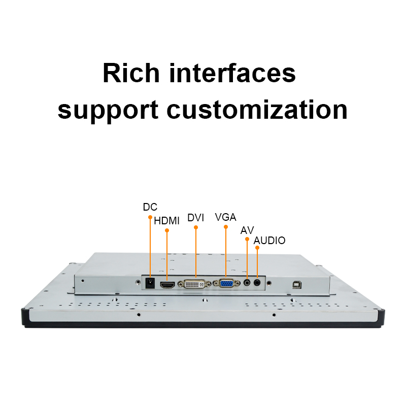 Open Frame Widescreen Display 17 Inch Industrial LCD Touch Screen Monitor