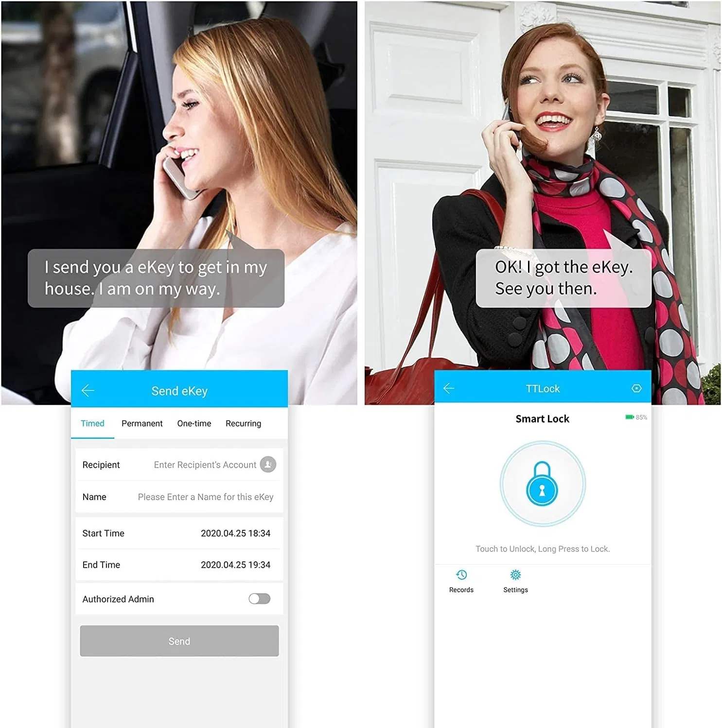WiFi Fingerprint Electronic Security Lock Smart Fingerprint Padlock