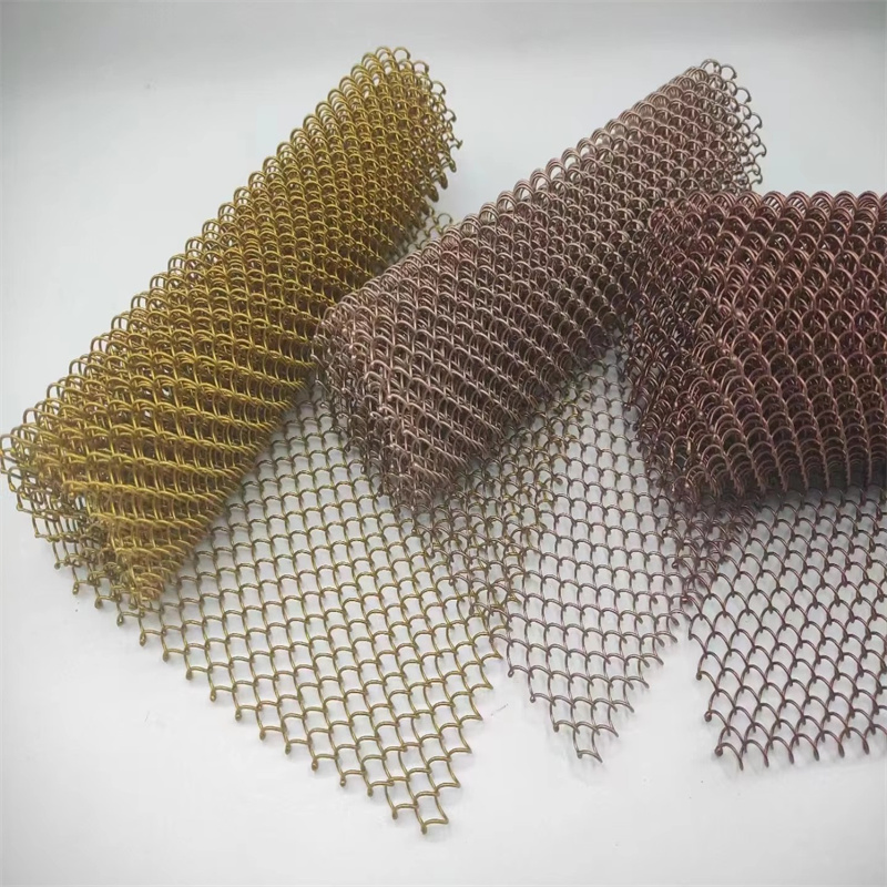 Custom Color Decorative Chain Link Mesh for Store Interior