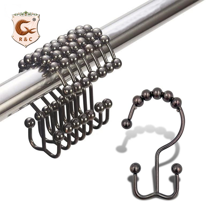 Manufacturer Supplier Wholesale Custom Printed Bathroom Shower Curtain Rings