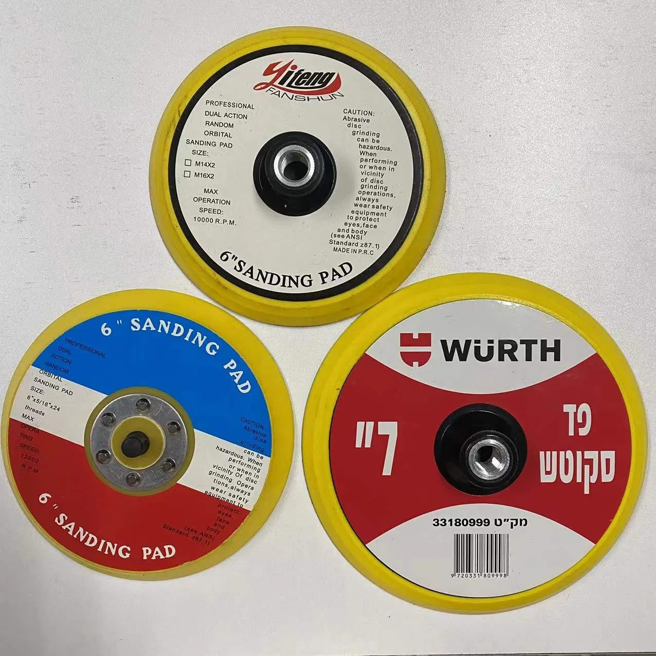 5 Inch 8 Hole Sanding Pads for Sanding Disc